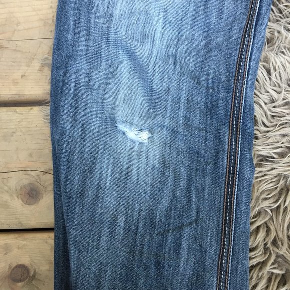 Next "The Boyfriend" wide leg low rise jeans - size 12L Euro/8 US - Picture 8 of 9